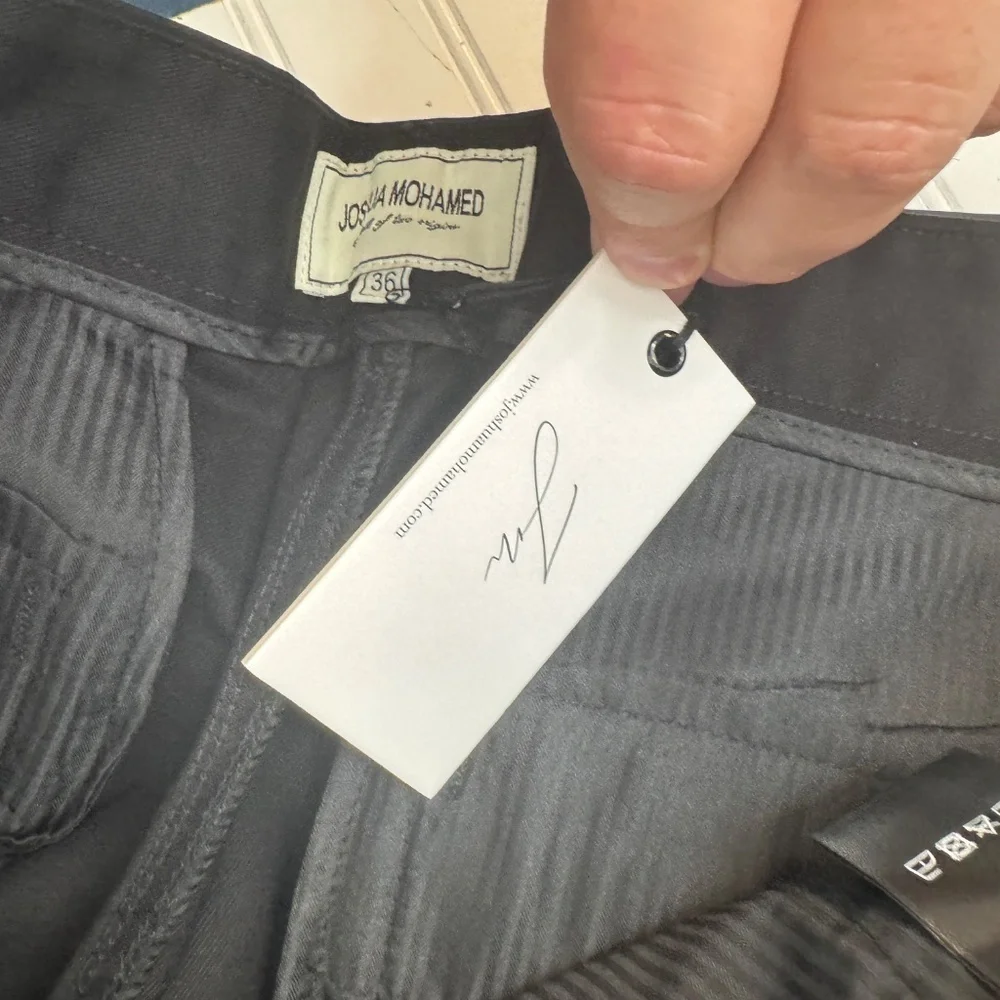 NEW Joshua Mohamed Black Pants W36